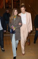 GIGI HADID and KARLIE KLOSS at Evian x Virgil Abloh Launch Party in Paris 02/25/2019