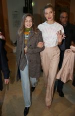 GIGI HADID and KARLIE KLOSS at Evian x Virgil Abloh Launch Party in Paris 02/25/2019