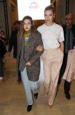 GIGI HADID and KARLIE KLOSS at Evian x Virgil Abloh Launch Party in Paris 02/25/2019