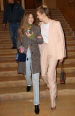 GIGI HADID and KARLIE KLOSS at Evian x Virgil Abloh Launch Party in Paris 02/25/2019
