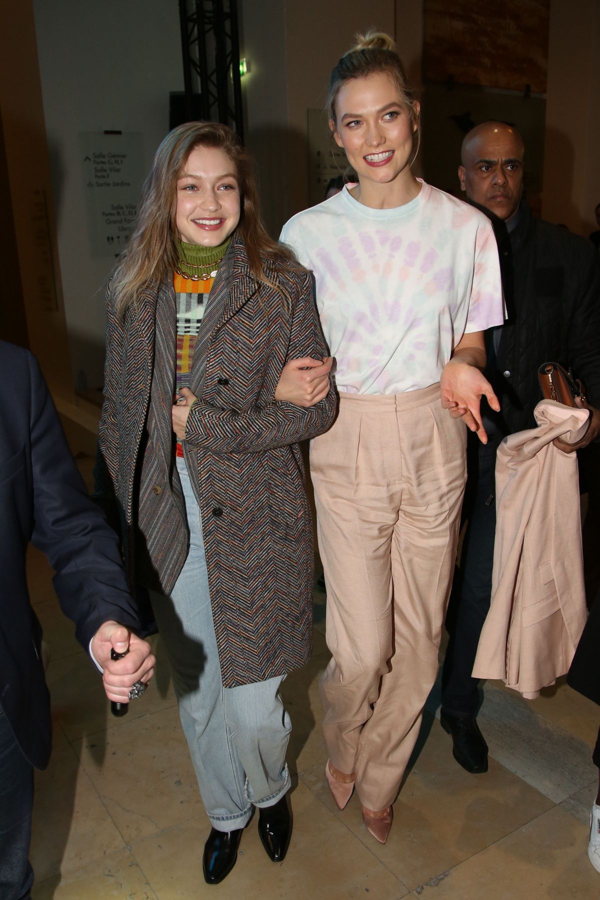 GIGI HADID and KARLIE KLOSS at Evian x Virgil Abloh Launch Party in ...