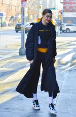 GIGI HADID at a School in New York 02/04/2019