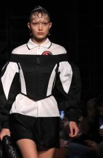 GIGI HADID at Buryberry Catwalk Show at London Fashion Week 02/17/2019