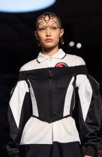 GIGI HADID at Buryberry Catwalk Show at London Fashion Week 02/17/2019