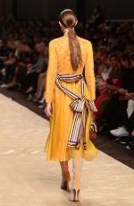 GIGI HADID at Fendi Runway Show at Milan Fashion Week 02/21/2019