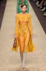GIGI HADID at Fendi Runway Show at Milan Fashion Week 02/21/2019