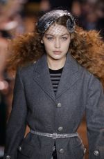 GIGI HADID at Michael Kors Runway Show at New York Fashion Week 02/13/2019