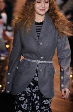 GIGI HADID at Michael Kors Runway Show at New York Fashion Week 02/13/2019
