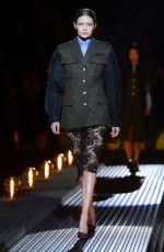 GIGI HADID at Prada Runway Show in Milan 02/21/2019