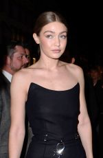 GIGI HADID Heading to Prada Party in Paris 02/27/2019