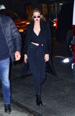 GIGI HADID Leaves a Party in New York 02/14/2019