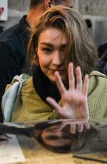 GIGI HADID Leaves Lanvin Show at PFW in Paris 02/27/2019