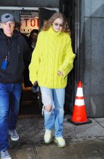 GIGI HADID Leaves Michael Kors Fashion Show in New York 02/13/2019