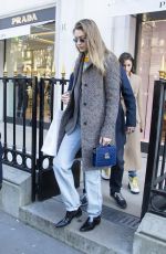 GIGI HADID Leaves Prada in Paris 02/25/2019