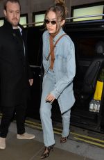 GIGI HADID Night Out in London 02/17/2019