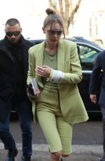 GIGI HADID Out and About in Milan 02/21/2019