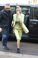 GIGI HADID Out and About in Milan 02/21/2019