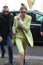 GIGI HADID Out and About in Milan 02/21/2019