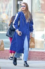 GIGI HADID Out and About in New York 02/03/2019