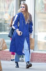 GIGI HADID Out and About in New York 02/03/2019