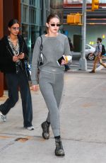 GIGI HADID Out in New York 02/05/2019