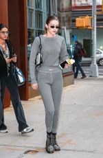 GIGI HADID Out in New York 02/05/2019