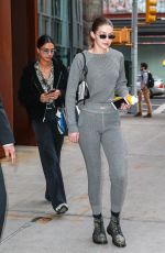 GIGI HADID Out in New York 02/05/2019