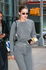 GIGI HADID Out in New York 02/05/2019