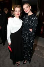 GILLIAN ANDERSON and LILY JAMES at All About Eve Premiere Party in London 02/12/2019
