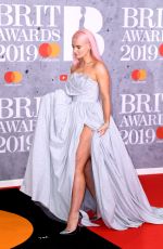 GRACE CHATTO at Brit Awards 2019 in London 02/20/2019