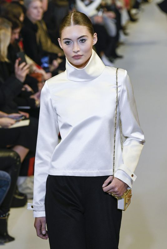 GRACE ELIZABETH at Brandon Maxwell Runway Show in New York 02/09/2019