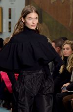 GRACE ELIZABETH at Carolina Herrera Runway Show in New york 02/11/2019