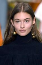 GRACE ELIZABETH at Carolina Herrera Runway Show in New york 02/11/2019