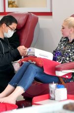 GWEN STEFANI at a Nails Salon in Hollywood 02/26/2019
