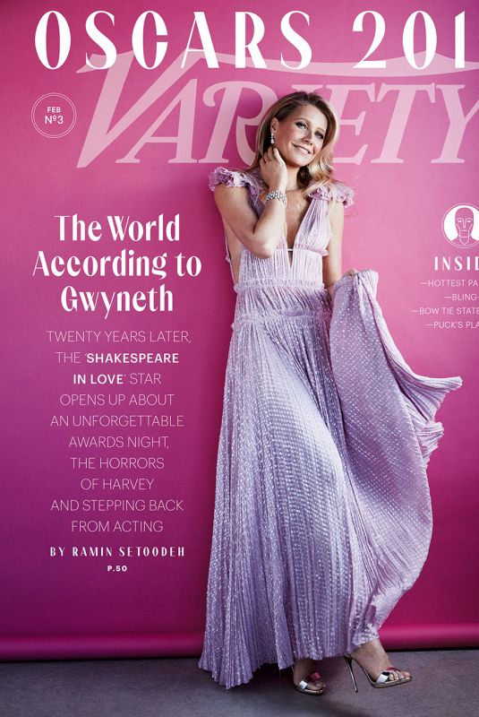 GWYNETH PALTROW in Variety Magazine, February 2019