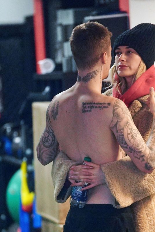 HAILEY and Justin BIEBER at UFC Gym in Hoboken 02/15/2019