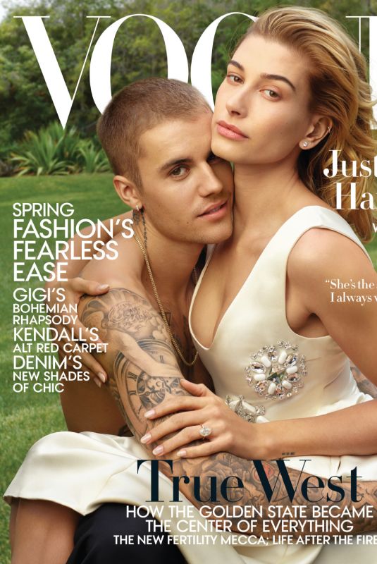 HAILEY and Justin BIEBER in Vogue Magazine, March 2019