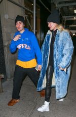 HAILEY and Justin BIEBER Out and About in New York 02/15/2019