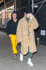 HAILEY and Justin BIEBER Out in New York 02/17/2019