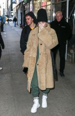 HAILEY and Justin BIEBER Out in New York 02/17/2019
