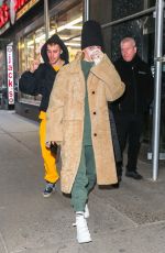 HAILEY and Justin BIEBER Out in New York 02/17/2019