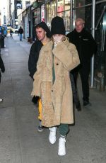 HAILEY and Justin BIEBER Out in New York 02/17/2019