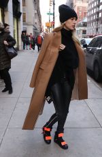 HAILEY BIEBER Leaves Her Apartment in New York 02/10/2019