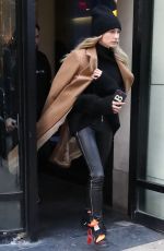 HAILEY BIEBER Leaves Her Apartment in New York 02/10/2019