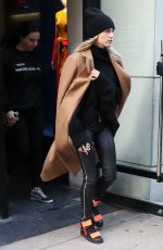 HAILEY BIEBER Leaves Her Apartment in New York 02/10/2019