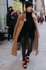 HAILEY BIEBER Leaves Her Apartment in New York 02/10/2019