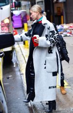 HAILEY BIEBER Leaves Hillsong Church in New York 02/24/2019