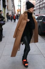 HAILEY BIEBER Out and About in New york 02/10/2019