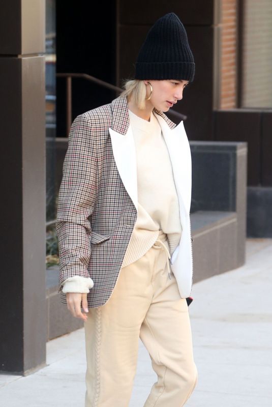HAILEY BIEBER Out and About in New York 02/26/2019
