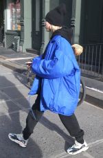 HAILEY BIEBER Out in New York 01/28/2019